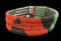 Beaded Choker - Zulu People, South Africa (3645) 1