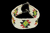 Beaded Headpiece and Pair of Anklets - Zulu People, South Africa (5536) 3