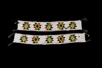 Beaded Headpiece and Pair of Anklets - Zulu People, South Africa (5536) 4