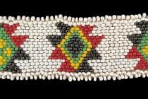 Beaded Headpiece and Pair of Anklets - Zulu People, South Africa (5536) 5