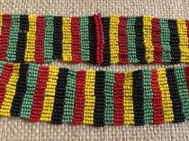 Mounted Set of 3 Bandoliers/Sashes (Amatamatama) - Zulu People, South Africa (1450) 1