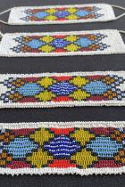 2 Pairs of Framed Beaded Anklets - Zulu People, South Africa (#976) 3