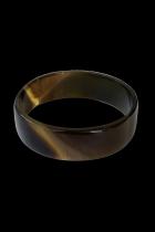 Circular Black Horn Bangle 2