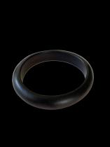 Round  Ebony Wood Bangle - Mozambique 1