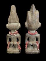 Ibeji Twins with Beads- Yoruba people, Nigeria 3