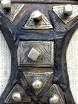 Framed Old Tcherot Talisman/Amulet 3 - Tuareg People, Niger 2