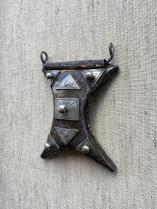 Framed Old Tcherot Talisman/Amulet 2 - Tuareg People, Niger 2