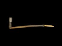Wood and Metal Long Pipe 1 - Xhosa People, South Africa