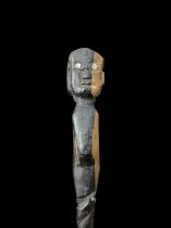 Ebony Wood Figurative Staff - Possibly Zulu, South Africa 1