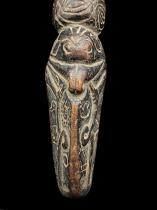 Carved Wooden Shaman Drum Handle - Nepal 2