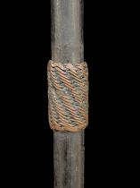 Copper Wire Wrapped Knobkerrie Club - Zulu People, South Africa 2