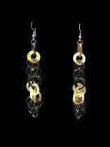 Horn Chain Link Earrings  2