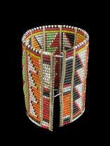 Beaded Cuff Bracelet - Maasai People, Kenya/Tanzania east Africa 3