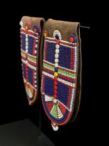 Beaded Ear Flaps 1 - Gonito - Maasai People, Kenya/Tanzania, east Africa 6