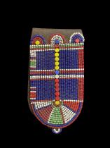 Beaded Ear Flaps 2 - Gonito - Maasai People, Kenya/Tanzania, east Africa 4