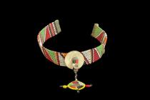 Traditional Beaded Choker - Maasai People, east Africa