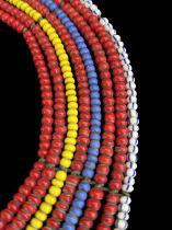 Reddish Beaded Necklace/Collar - Maasai People, Kenya/Tanzania east Africa 3