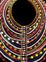 Maasai Multi Layered Necklace/Collar - Maasai People, Kenya/Tanzania east Africa 1