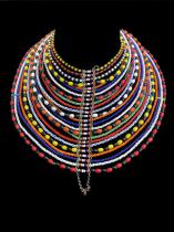 Maasai Multi Layered Necklace/Collar - Maasai People, Kenya/Tanzania east Africa 4