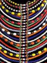 Maasai Multi Layered Necklace/Collar - Maasai People, Kenya/Tanzania east Africa 5