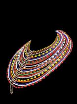 Maasai Multi Layered Necklace/Collar - Maasai People, Kenya/Tanzania east Africa 6