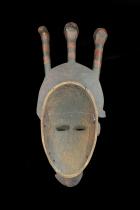 3 Horned Mask - Baule People, Ivory Coast 3