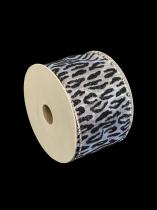 10 Yard Animal Print 100% Polyester Glitter Ribbon Roll 