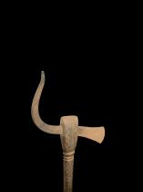 East African Metal and Wood Axe - Makonde People 2