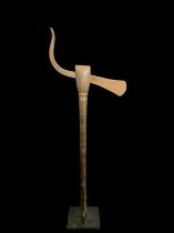 East African Metal and Wood Axe - Makonde People 3