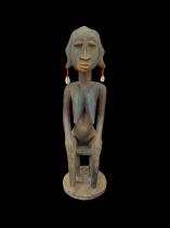 Seated Female figure - in the style of the Dogon/Bambara People, Mali