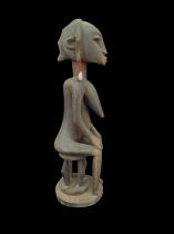 Seated Female figure - in the style of the Dogon/Bambara People, Mali 6