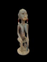 Seated Female figure - in the style of the Dogon/Bambara People, Mali 7