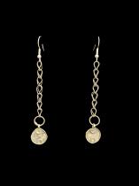 Vintage Ethnographic Short Chain Earrings