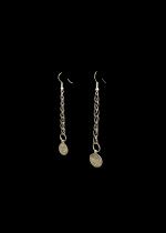 Vintage Ethnographic Short Chain Earrings 2