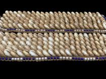 Pair of Cowrie Shell Anklets - Kuba People,  D.R. Congo 3