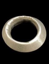 Large Coin Silver Wedding Ring - Ethiopia 4