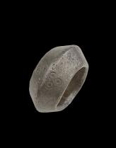 Large Coin Silver Wedding Ring - Ethiopia 5