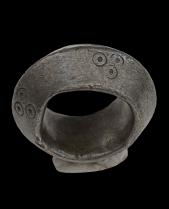 Large Coin Silver Wedding Ring - Ethiopia 6