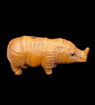 Small Rhino Ojime - Japan 1