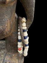 Ibeji Twins with beads and metal rings - Yoruba People, Nigeria 8