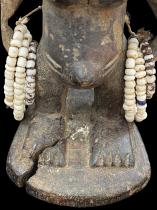 Ibeji Twins with beads and metal rings - Yoruba People, Nigeria 12