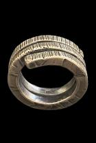 Mens Sterling Silver Spiral Ring - South Africa 2