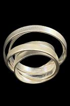 Sterling Silver Endless Loop Ring 1