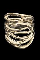 Sterling Silver Whirling Ring