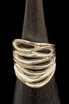 Sterling Silver Whirling Ring 2