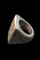 Square Wood and Shell Ring 2