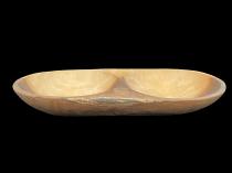 Olivewood Double Bowl - Kenya 3