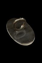 Large Polished Black Horn Ring #2 1