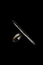 Large Polished Black Horn Ring #2 2