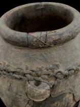 Wood Container/Vessel with Leather Wrap - Senufo People, Ivory Coast 4